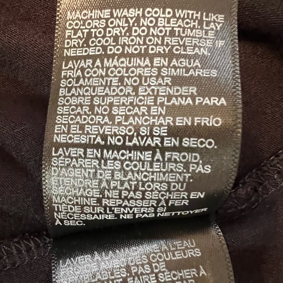 Bebe Long Sleeve Obey All The Rules, You Miss All the Fun Crop Top - Picture 5 of 5